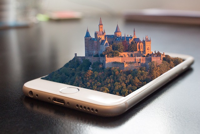 Schloss auf einem Handy