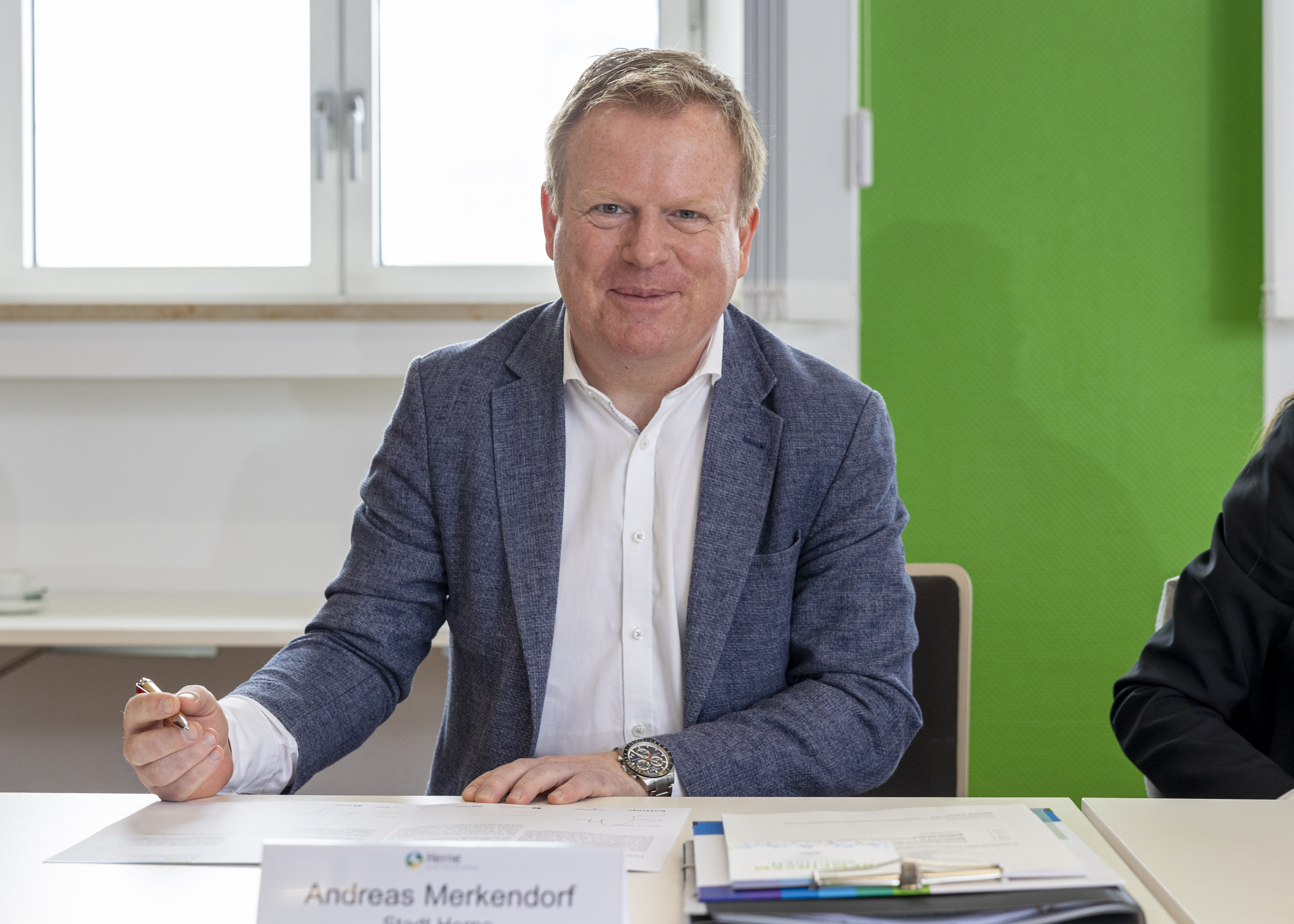 Unterzeichnung Andreas Merkendorf
