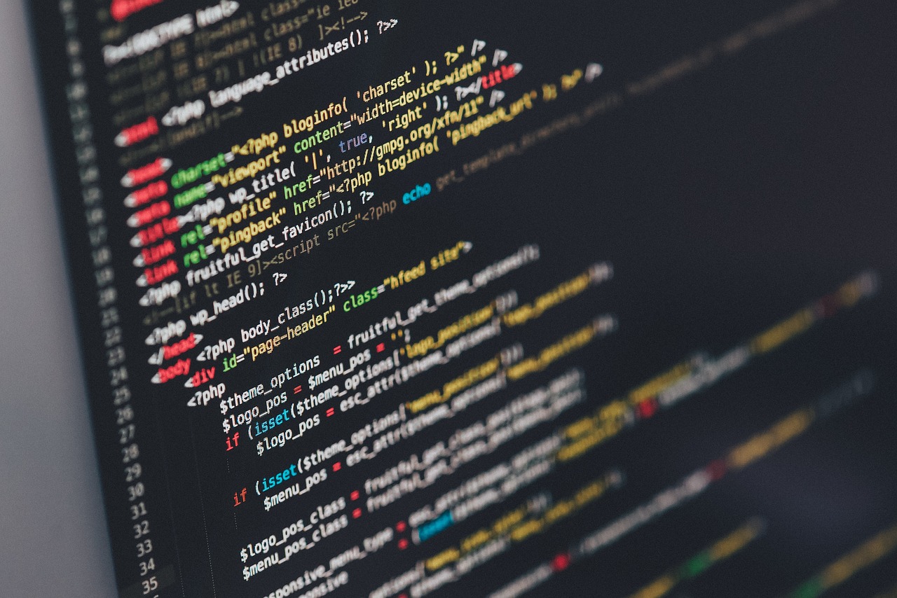 Programmiercode auf einem Computerbildschirm