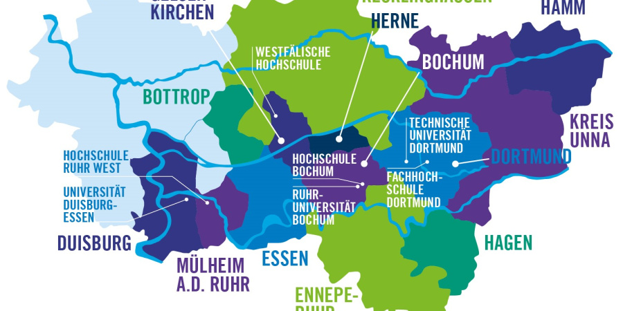 RuhrFutur-Karte Standorte 2024 Website