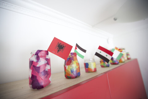 Verschiedene Nationalitäten